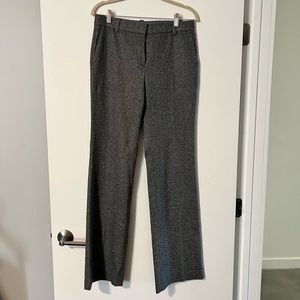 Gray dress pants mid-rise 100% viscose